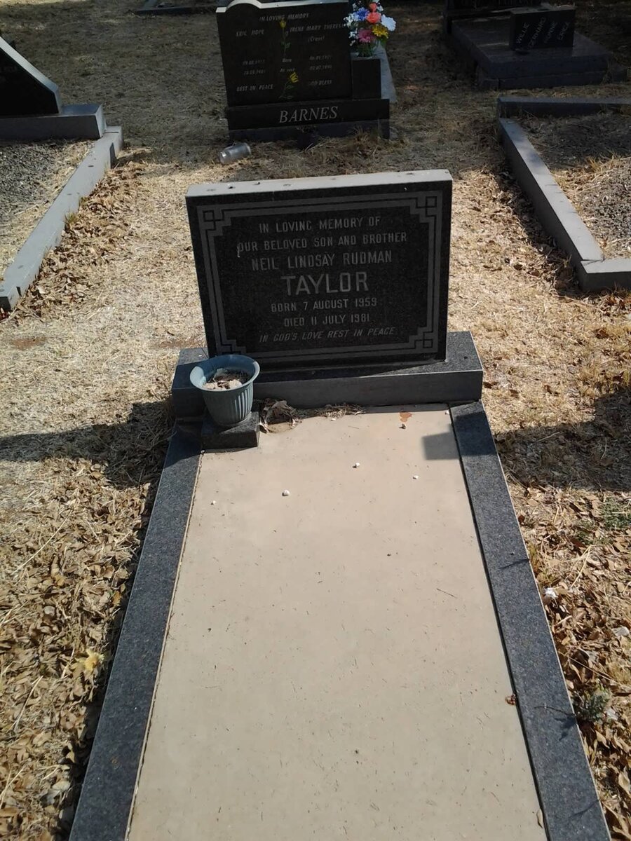 TAYLOR Neil Lindsay Rudman 1959-1981