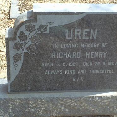 UREN Richard Henry 1924-1967