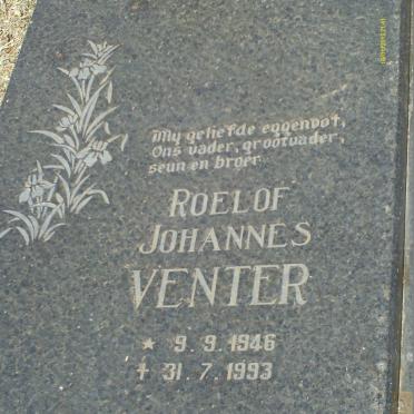 VENTER Roelof Johannes 1946-1993