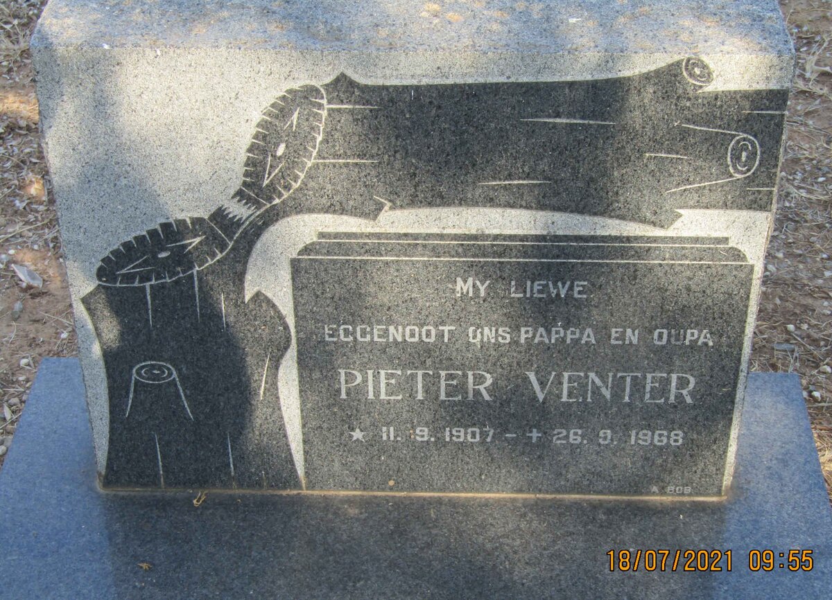 VENTER Pieter 1907-1968