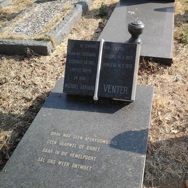 VENTER Michael Adriaan 1923-1970