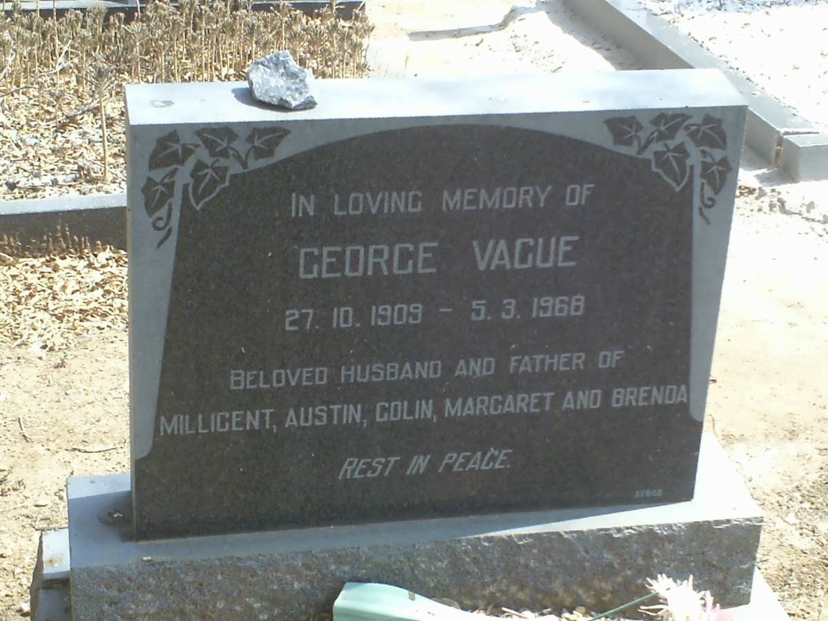 VAGUE George 1909-1968