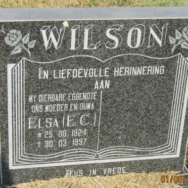 WILSON E.C. 1924-1997