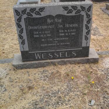 WESSELS Douw Gerbrandt 1942-1961 :: WESSELS Jan Hendrik 1945-1961