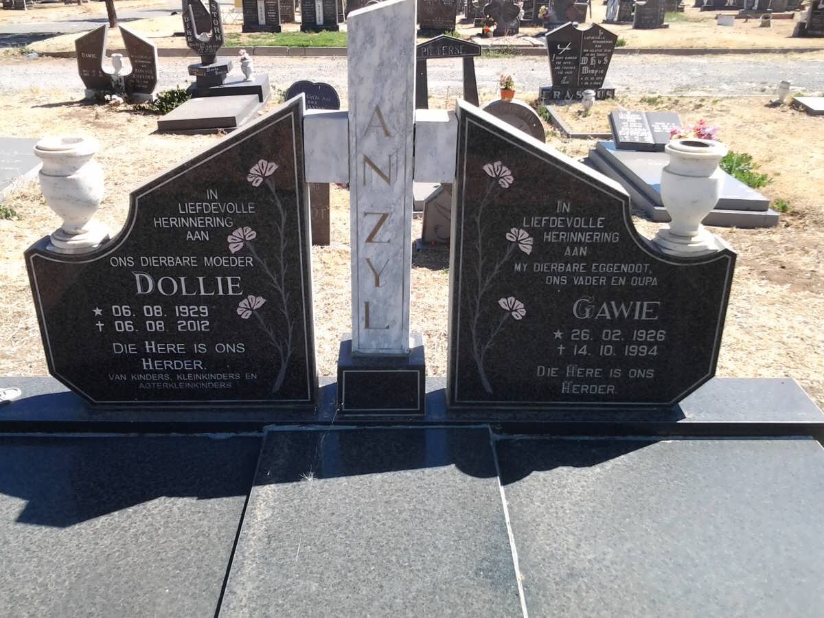ZYL Gawie, van 1926-1994 &amp; Dollie 1929-2012