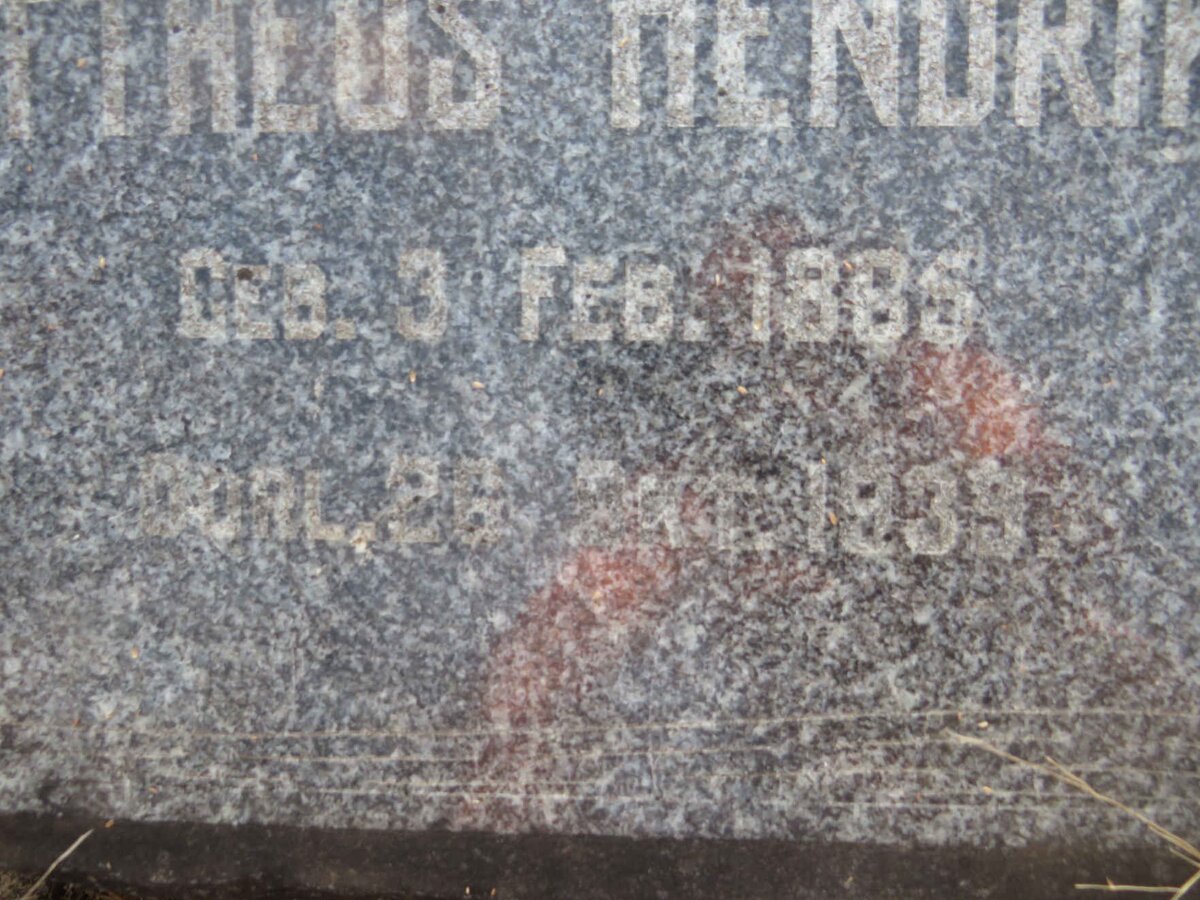 HUMAN Mattheus Hendrikus 1886-1939