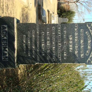 ACKERMAN Alexander -1930