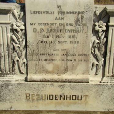 BEZUIDENHOUT D.D. 1861-1936