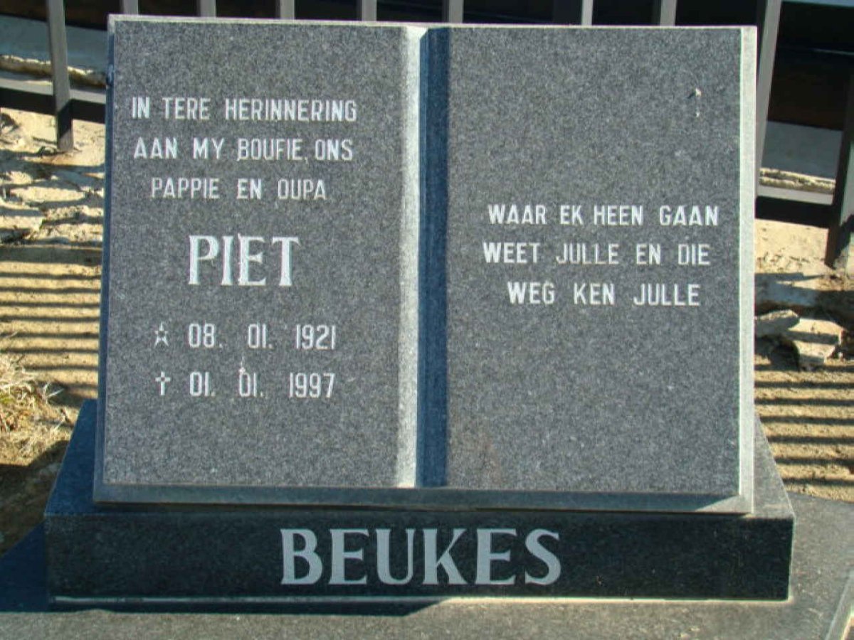 BEUKES Piet 1921-1997
