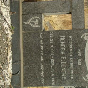 BENEKE Hendrik P. 1897-1970