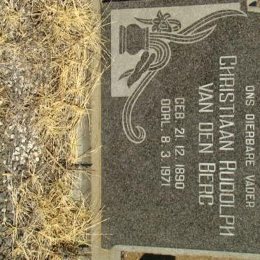 BERG Christiaan Rudolph, van den 1890-1971