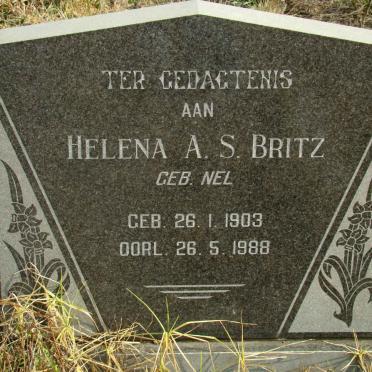 BRITZ Helena A.S. 1903-1988