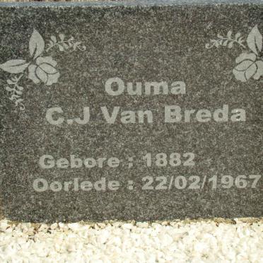 BREDA C.J., van 1882-1967