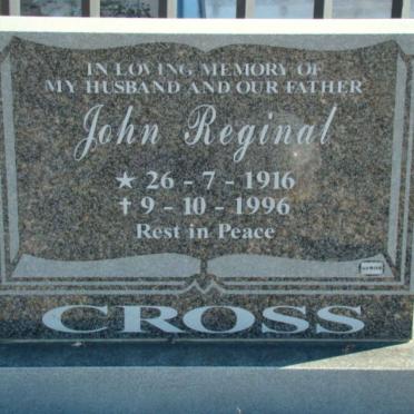 CROSS John Reginal 1916-1996