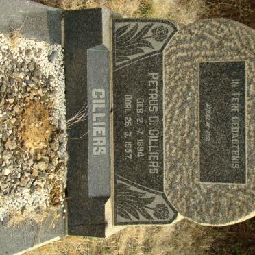CILLIERS Petrus G. 1894-1957