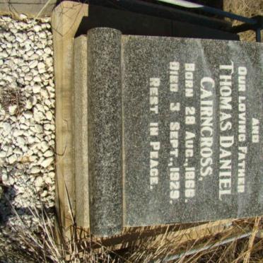 CAIRNCROSS Thomas Daniel 1866-1929