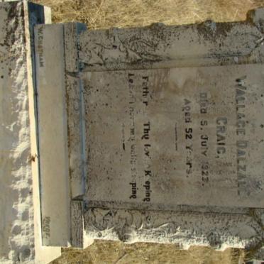 CRAIG Wallace Dalzall -1923