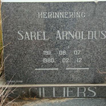 CILLIERS Sarel Arnoldus 1911-1980