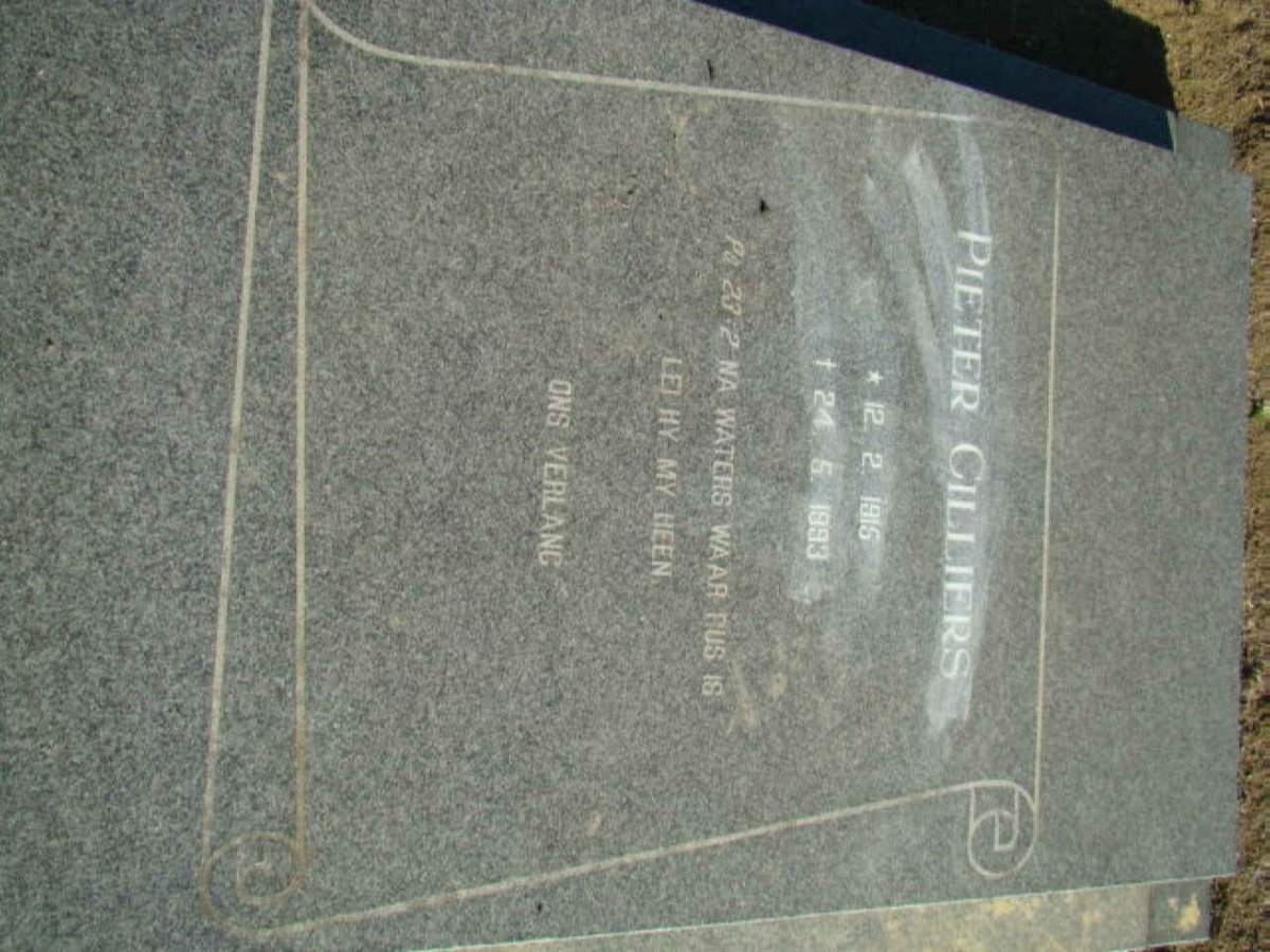 CILLIERS Pieter 1915-1993