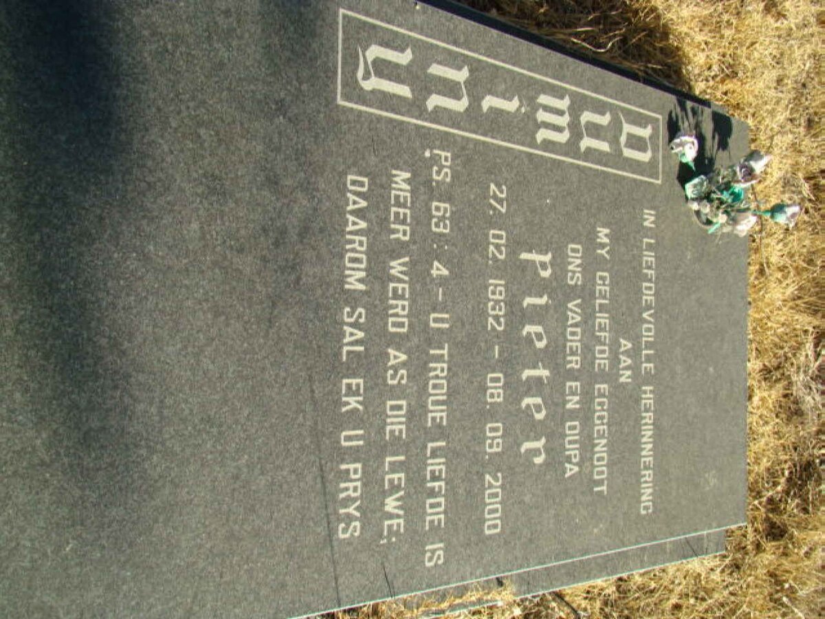 DUMINY Pieter 1932-2000