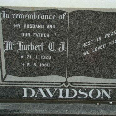 DAVIDSON McHurbert C.J. 1920-1980