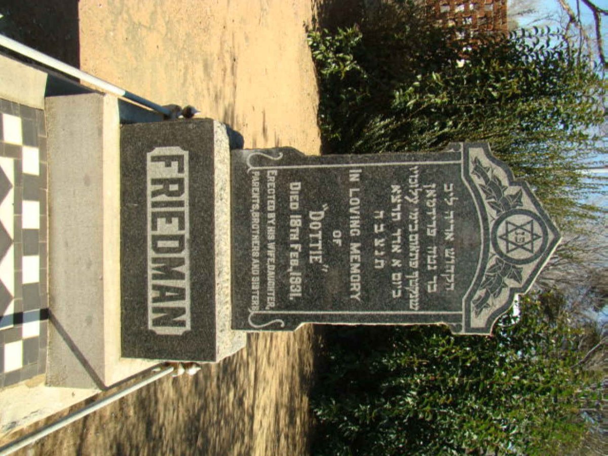 FRIEDMAN Dottie -1931