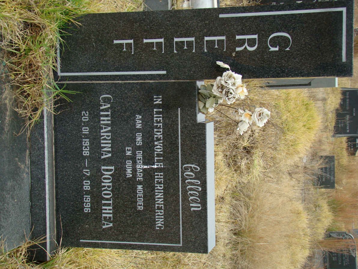 GREEFF Catharina Dorothea 1938-1996