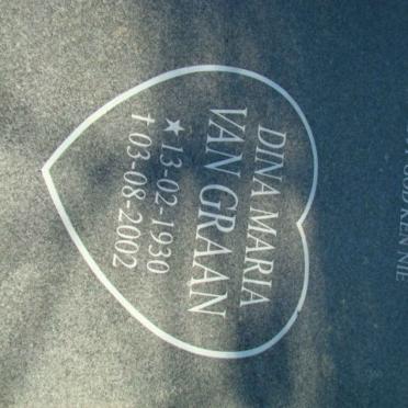 GRAAN Dina Maria, van 1930-2002