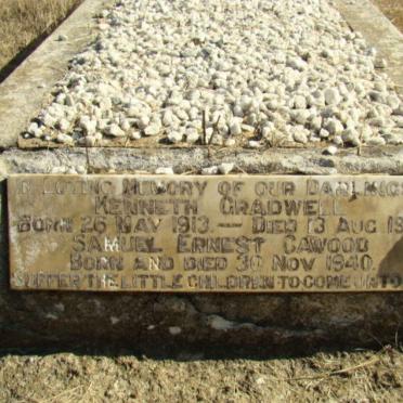 GRADWELL Kenneth 1913-1913 :: CAWOOD Samuel Ernest 1940-1940