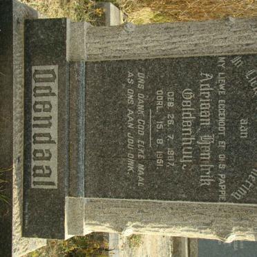 GELDENHUYS Adriaan Hendrik 1907-1951