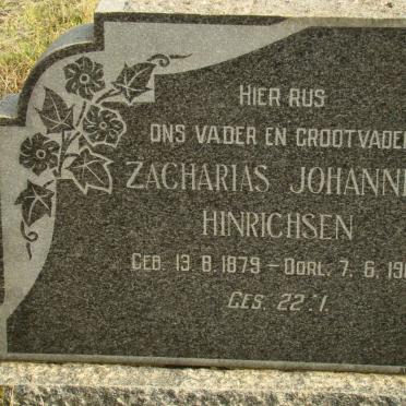 HINRICHSEN Zacharias Johannes 1879-1963