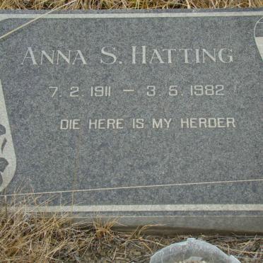 HATTING Anna S. 1911-1982