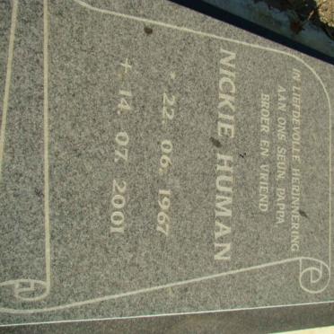 HUMAN Nickie 1967-2001