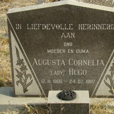 HUGO Augusta Cornelia 1900-1987