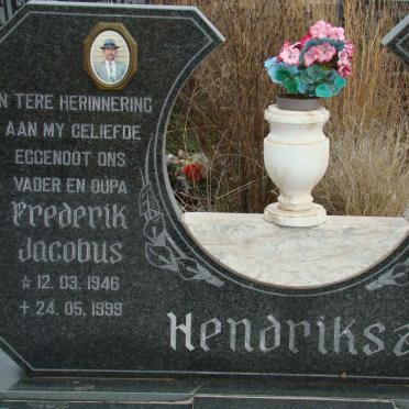 HENDRIKSZ Frederik Jacobus 1946-1999