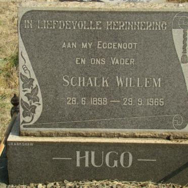HUGO Schalk Willem 1899-1965