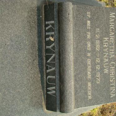 KRYNAUW Margaretha Christina 1882-1973