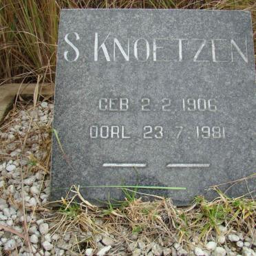 KNOETZEN S. 1906-1981