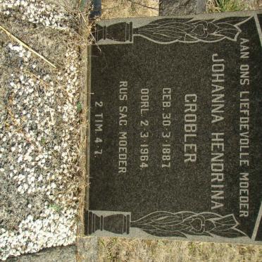 KRYNAUW Johanna Hendrina nee GROBLER 1887-1964