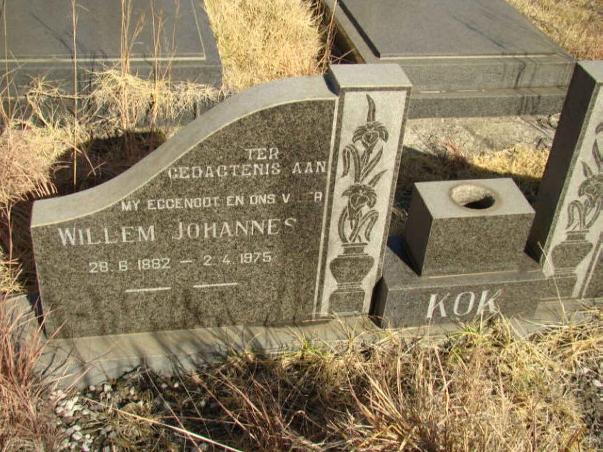 KOK Willem Johannes 1882-1975