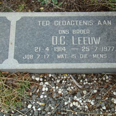 LEEUW D.C. 1914-1977