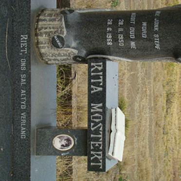 MOSTERT Rita 1950-1968