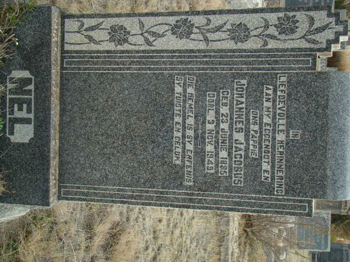 NEL Johannes Jacobus 1895-1949