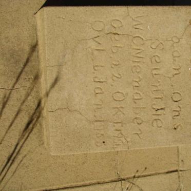 NIENABER W.C. 1954-1955