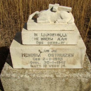 OOSTHUIZEN Hendrik 1935-1942