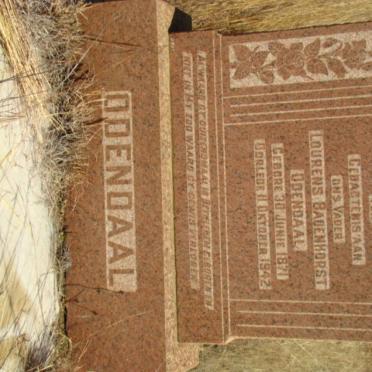 ODENDAAL Lourens Badenhorst 1871-1942