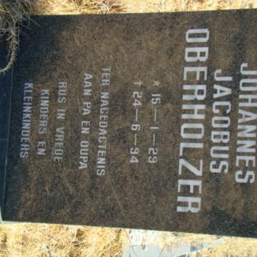 OBERHOLZER Johannes Jacobus 1929-1994