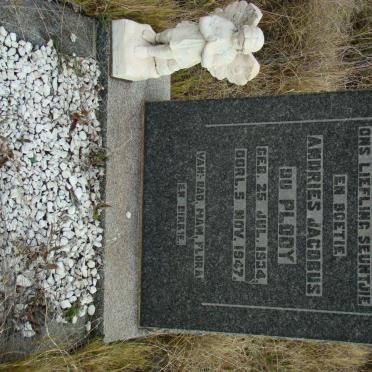 PLOOY Andries Jacobus, du 1934-1947