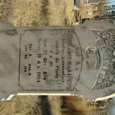 PLOOY Schalk Jacobus, du 1874-1924