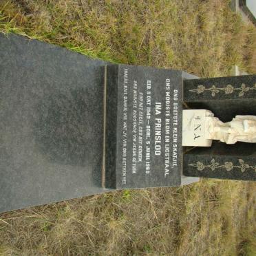 PRINSLOO Ina 1949-1960